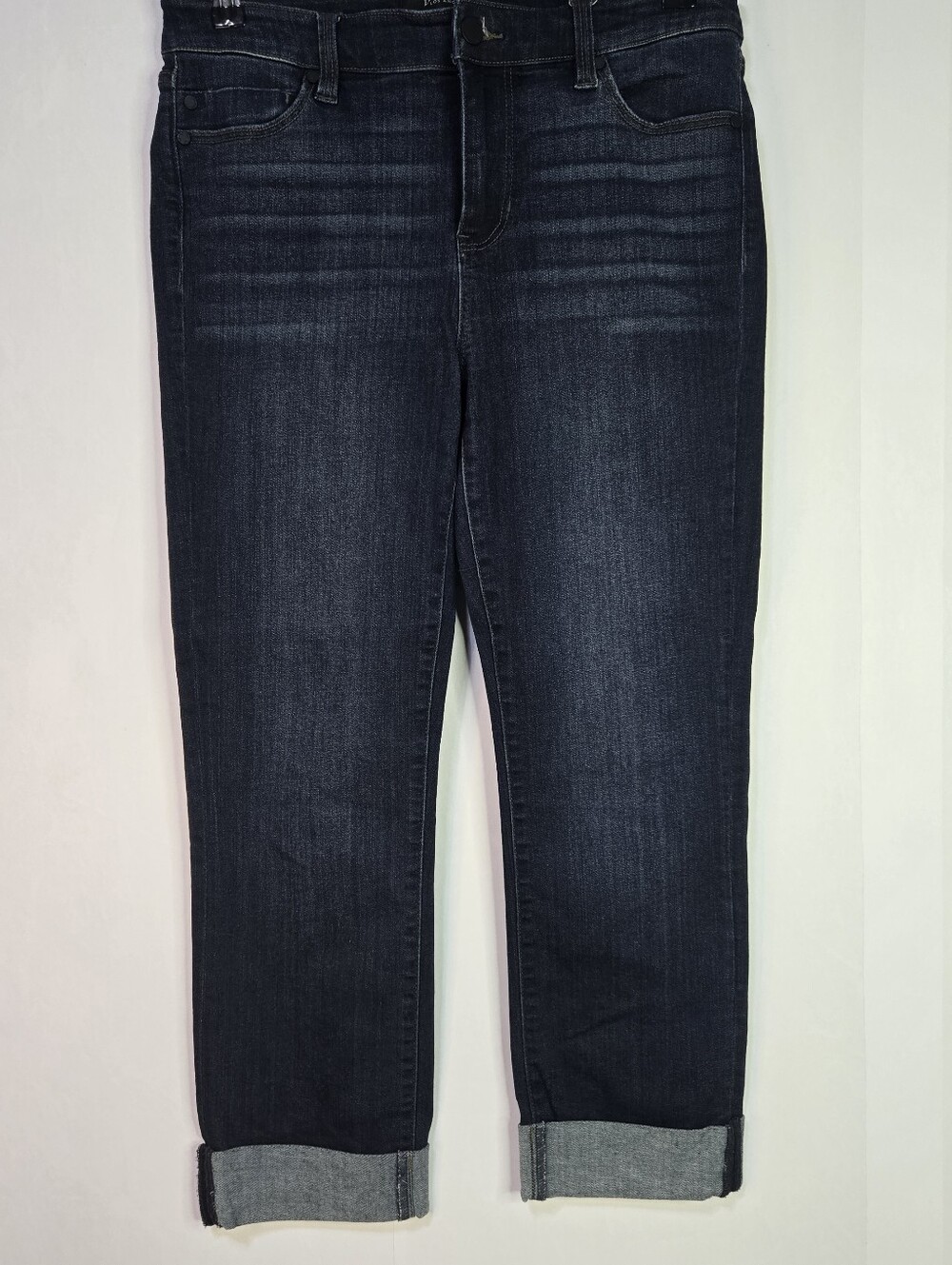 Liverpool Women Size 8/29 Dark Wash Mid-rise Standard 5-pocket Denim Jeans